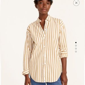 J. Crew Relaxed-fit Washed Cotton Poplin Shirt in Stripe